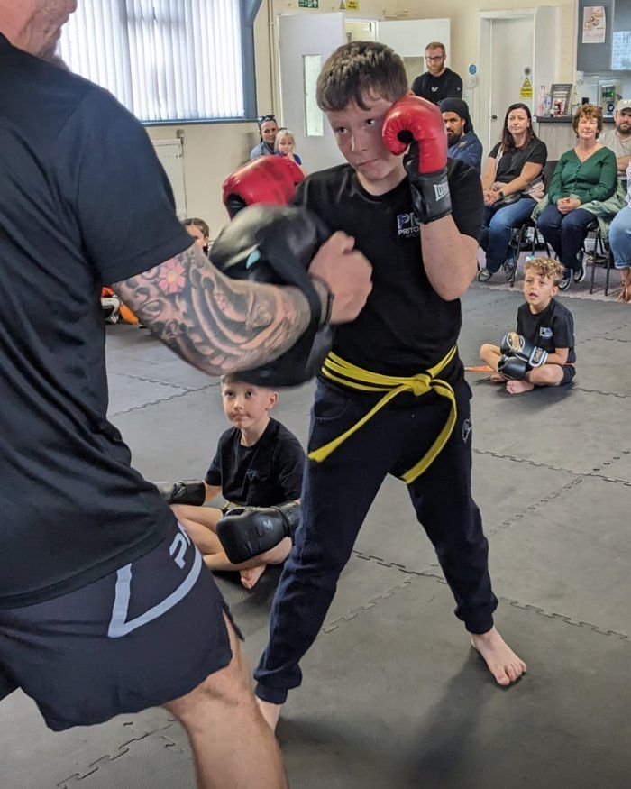 Engaging kickboxing classes for children aged 7–12. Build confidence, resilience, and life skills in a fun, structured environment!
